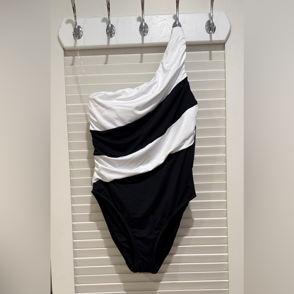 La Blanca One-Shoulder Tank Swimsuit